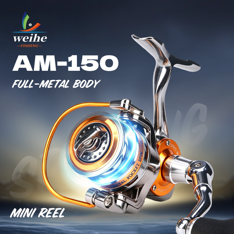 WEIHE 150# Mini Metal Spinning - đánh giá và giá Ice Fishing Reel