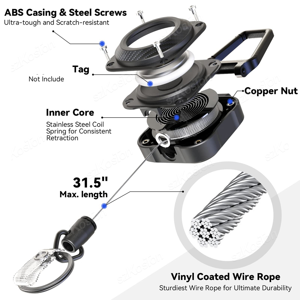 Retractable Keychain for Apple - đánh giá và giá Reel Cover
